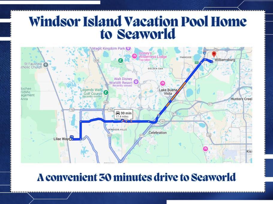 Windsor Island Vacation Pool Home Davenport Exterior photo